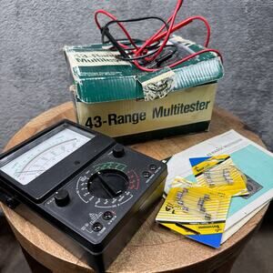 Vintage Micronta Analog 43 Range Multitester 22-214 RadioShack W/Box